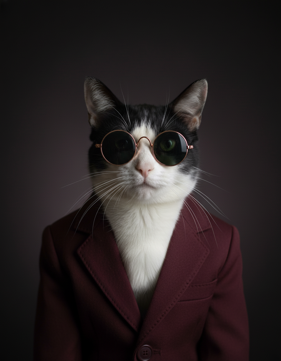 Noir kolekcija: Personaliziran digitalni portret ljubljenčka